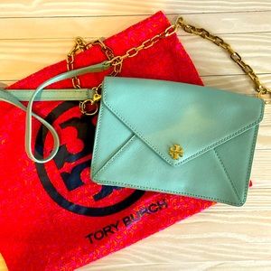Tory Burch Robinson Envelope Chain Bag Crossbody Clutch